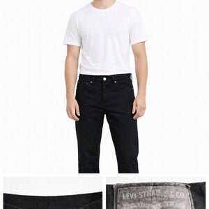 Levi's Men's 513 Slim Black Jeans